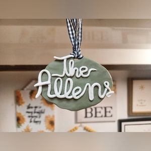 Personalized Cristmas Ornament Decor
